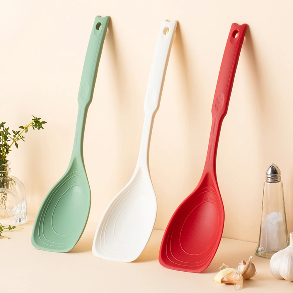 Multi-functional Silicone Spatula Spoon Cooking Tools Soup Spoon Household Reusable Non-stick Stir-Fry Spatula Kitchen Supplies Multi-functional Silicone Spatula Spoon Cooking Tools Soup Spoon Household Reusable Non-stick Stir-Fry Spatula Kitchen Supplies
