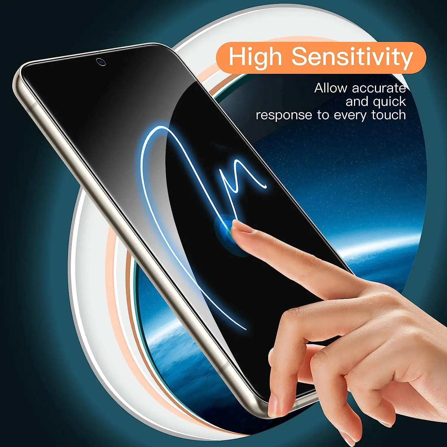 2/4Pcs Premium Tempered Glass Screen Protector - Durable, High-Quality Cover