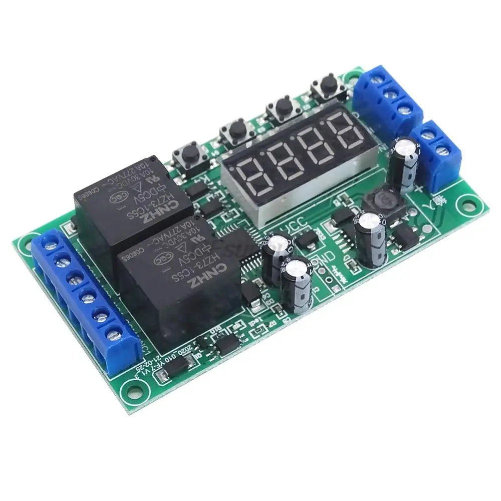 Yf-7%20dual-channel%20delay%20relay%20multi-function%20pulse%20trigger%20cycle%20timer%20DC%207-30v%202019%20new%20style%20hot%20-%20Image%205
