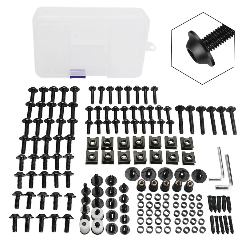 FOR HONDA CBR125 CBR125R CBR150R CBR25 CBR250R CBR250RR CBR300R Motorcycle Complete Full Fairing Bolts Kit Screws Nuts Clips - Image 13