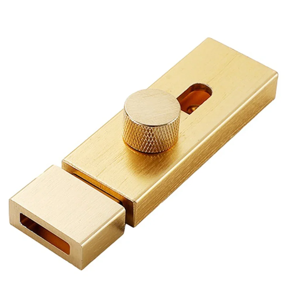Door Bolt Punch-free Bolt Door Latch No Hole Punch Buckle Ecurity Lock Thickened Room Latch Anti-Barn
