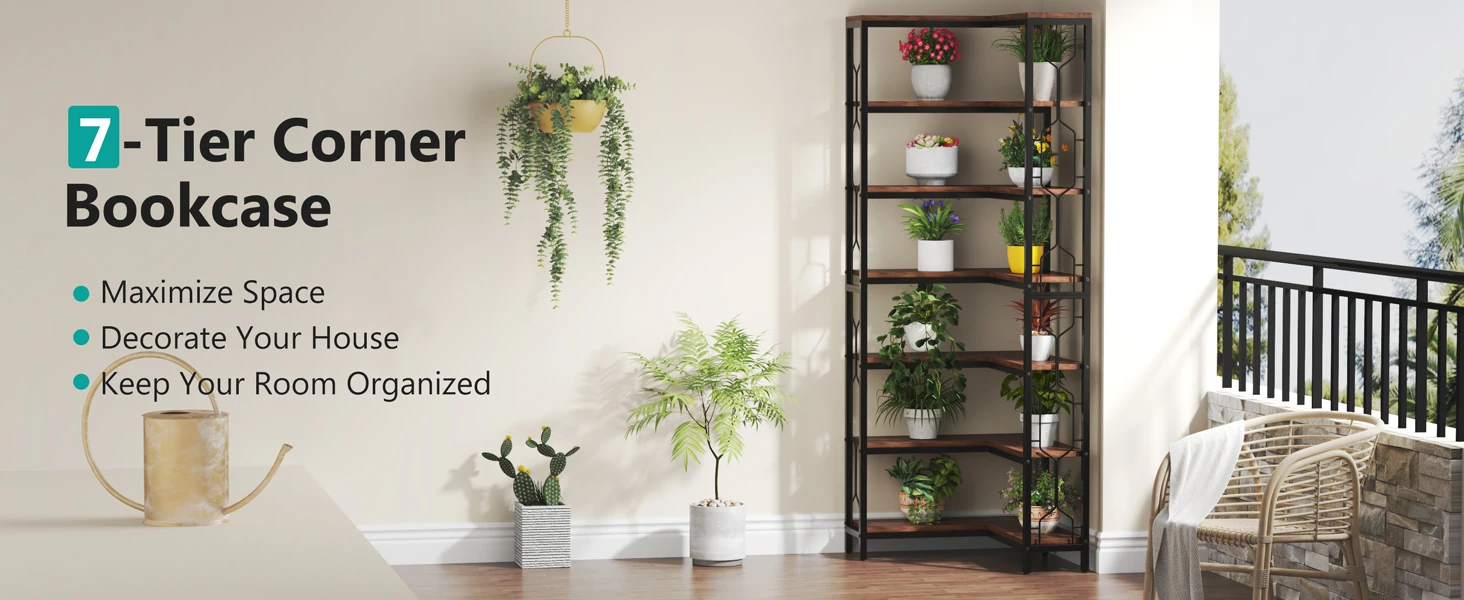 corner bookcase