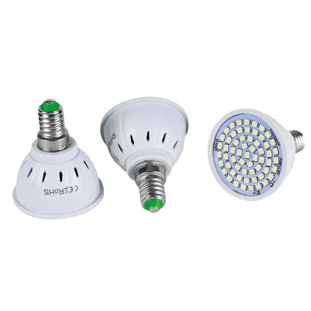 80LED UVC UV Light Disinfection Sterilizer Lamp E14 E27 MR16 GU10 Kill Mite Ultraviolet Ozone Germicidal Light Bulb Sterilamp
