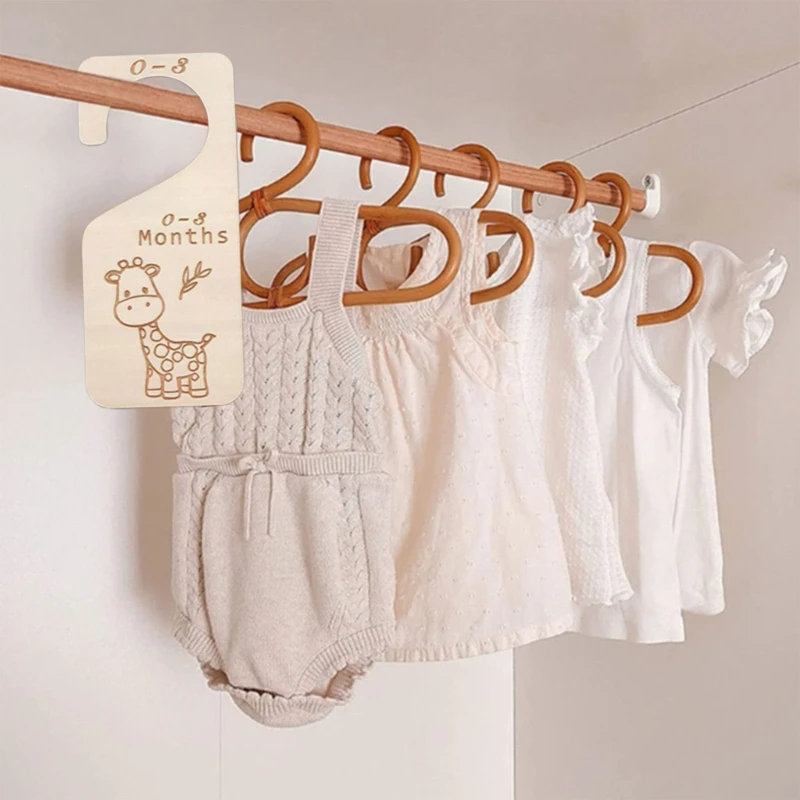 

7pcs Baby Closet Dividers from Newborn to 24 Month Nursery Decor Baby Clothes Organizers