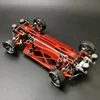 1/24 RC Racing Car Metal Shell R35 AWD Brushed Motor Metal Frame Remote Control Professional Mini Racing Car Toy for Boys 3