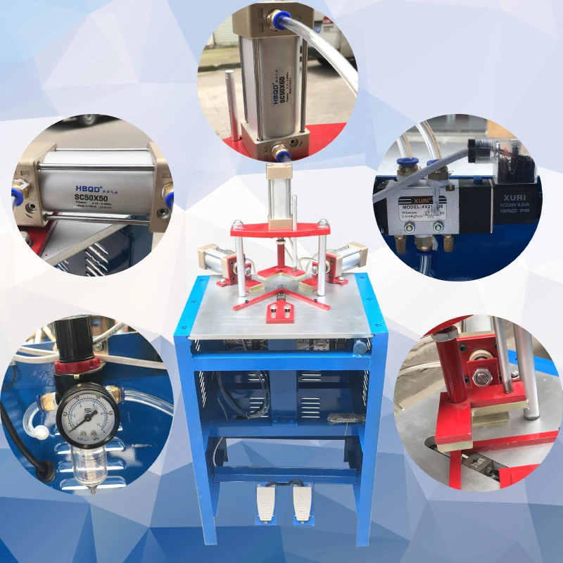 Photo Frame Corner Cutting Machine Photo Frame Corner Stitching Machine Foot Nail Equipment