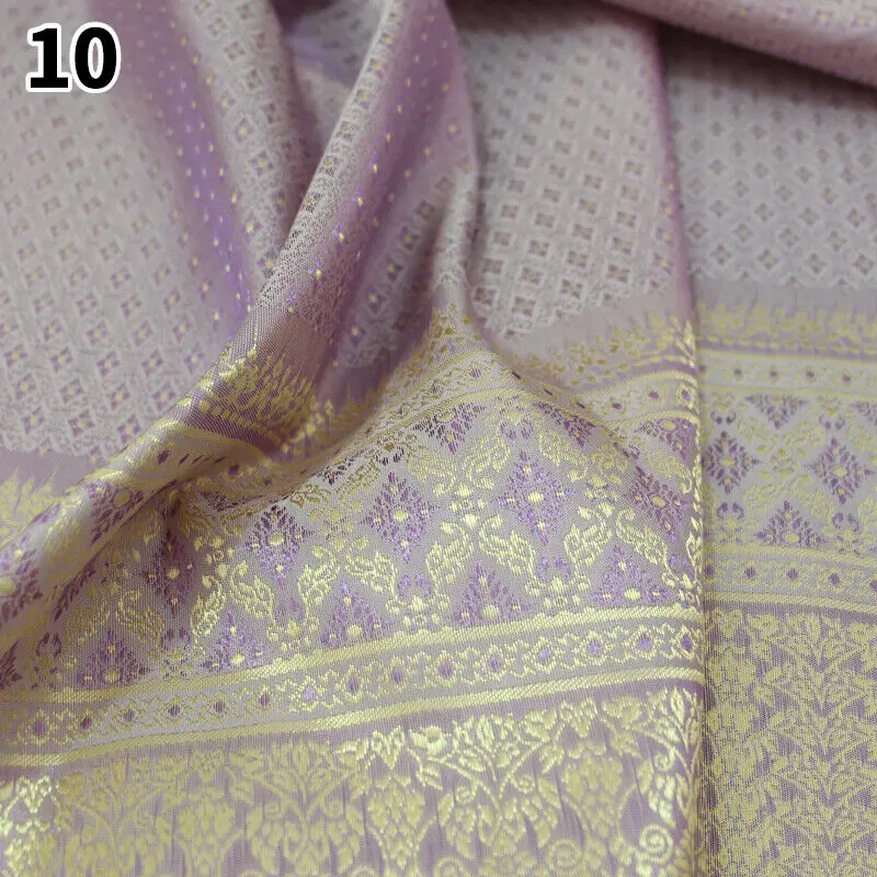 Neue Geprägte Jacquard Stoff Dai Ethnische Thai Kleidung Material Gedruckt Kleid Gerade Rock Tuch DIY Nähen Handwerk Liefert – Detail 13