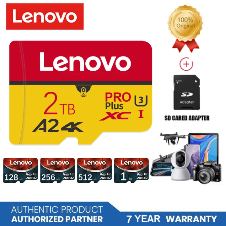 Карта памяти Micro SD Lenovo 256 ГБ, 128 ГБ, 512 ГБ, 32 ГБ, класс флэш-памяти 10, карта памяти TF, карта памяти 1 ТБ для телефона Nintendo Switch