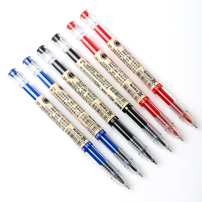 Haile Gel Ink Pen Japanese Style Liquid Ink Rollerball Pens Quick Drying  0.35mm Ultra Fine Point for Office School Stationery - AliExpress