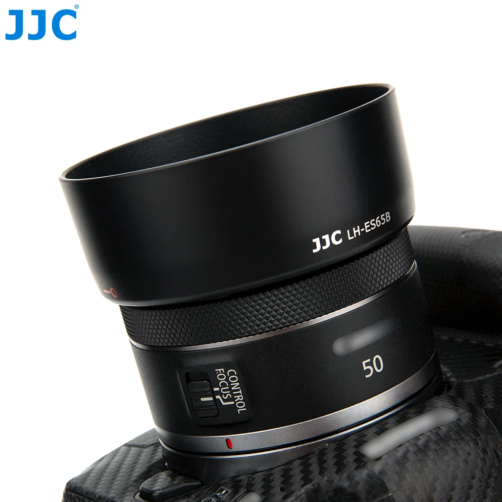 Jjc Paraluce Di Ricambio Lh-Es65B Compatibile Con Obiettivo Canon Rf 50Mm F1.8 Stm Per Accessori Per Obiettivo Fotocamera Eos R6 Ra R Rp R5 C70