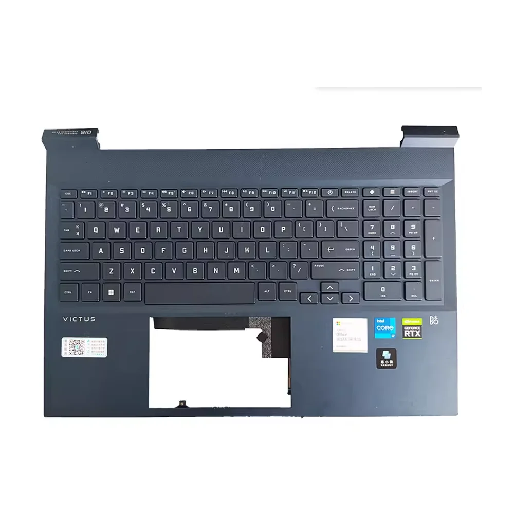 

Replacement Keyboard Blue for HP VICTUS 16-D 16-E TPN-Q264 TPN-Q263 With Outlet C shell 80% NEW