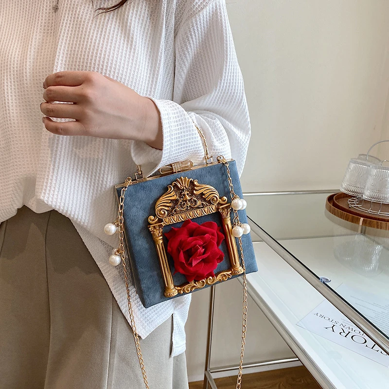 Engel Abend Tasche Designer Frauen Clutch Tasche Clip Handtasche Geldbörse für Hochzeit Kette Luxus Marke Schulter Mini Tasche Vintage Handtasche – Detail 25