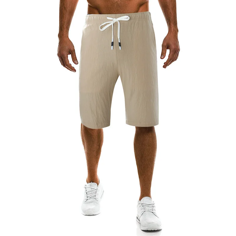Cotton Linen Casual Summer Shorts for Men