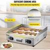 30"Commercial Electric Griddle 3000W Countertop Griddle Non-Stick Restaurant 110V Stainless Steel Adjustable Temperature Control 4