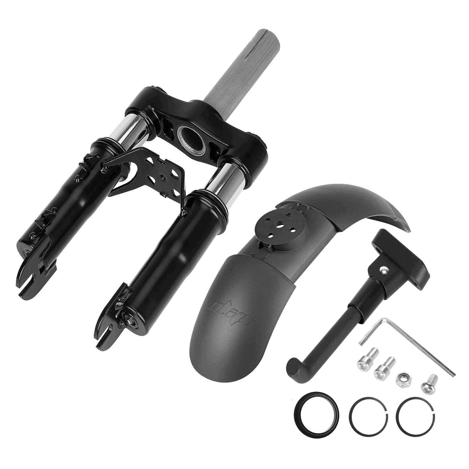

Electric Scooters Shock Absorber with Kickstand and Mudguard Compatible for Ninebot F20 F25 F30 F40 F2Plus Electric Scooter