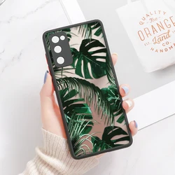 Elegant Hard Matte Floral Phone Case - Premium Protection and Style for S21 Plus (OC77)