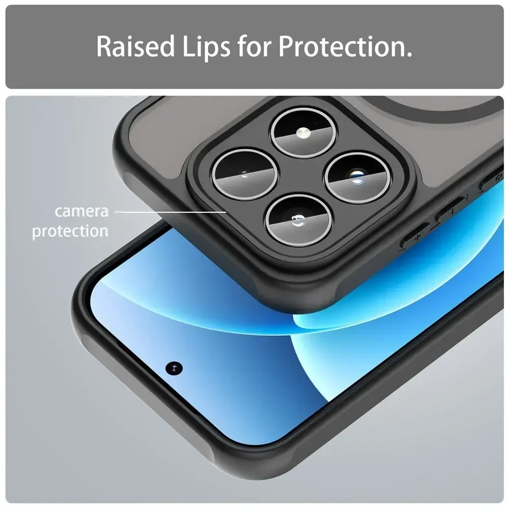 Skin Feel Frosted Magnetic Shockproof Protective Cover