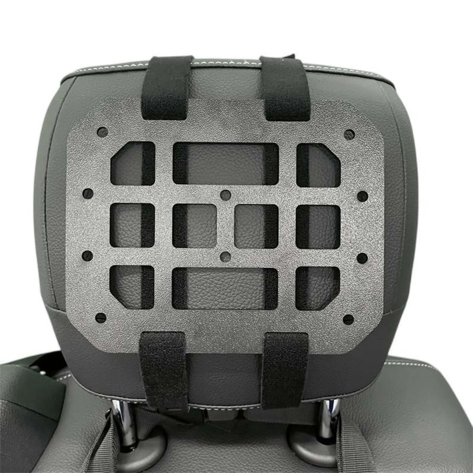 Vehicle Rigid Molle Panel for Car Headrest Tool Mount Parts Storage Rack Car Seat Back Organizer for Vehicles molle pouch