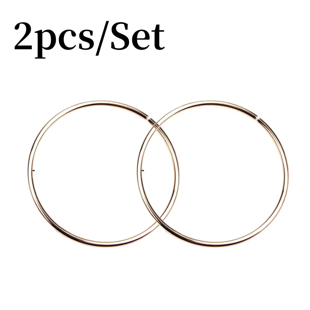 2pcs/Set Metal Round Purse Sewing Frame DIY Bag Handles For Bag Making Purse Handles 7.5/10CM Replacement Hardware For DIY Bag