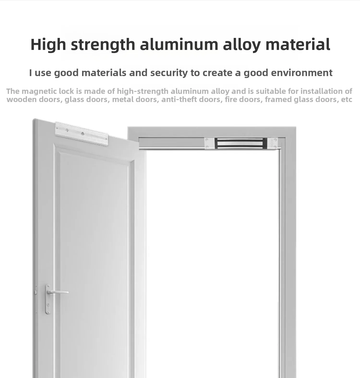 280kg concealed single-door community advertising door embedded access control e