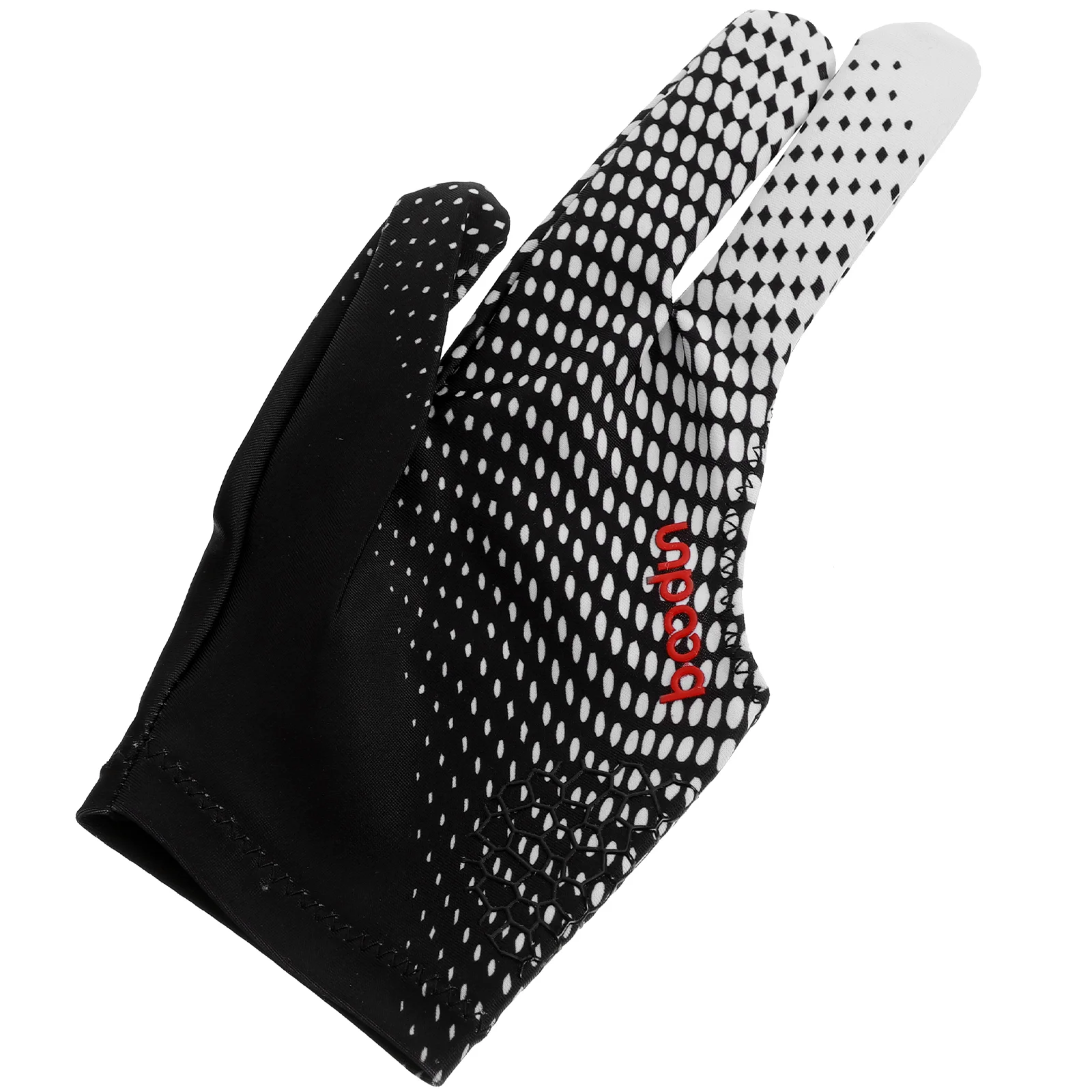 ThreeFinger AntiSlip Glove LightweightFabric ElasticWrist Fit MenWomen BilliardGlove PoolTable SnookerBall CueGame Entertainment