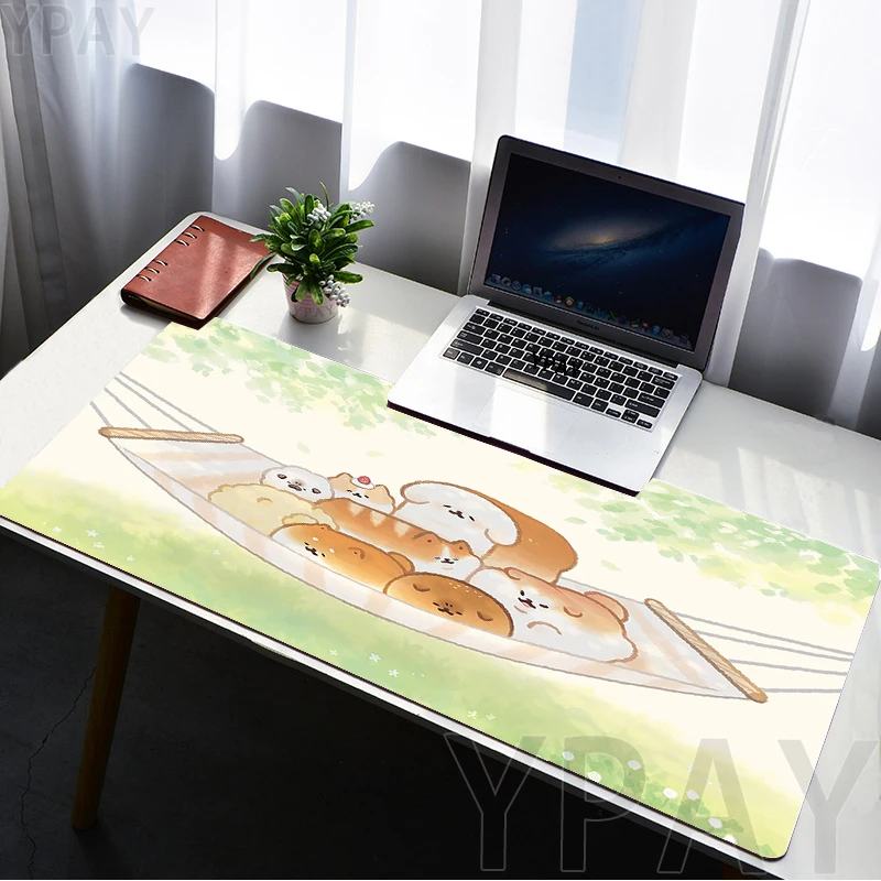 

Kawaii Mouse Pad Puppy Large Gamer Mousepad Keyboard Mat PC Desktop Mouse Mats XXL Rubber Desk Pad Cute Table Rugs