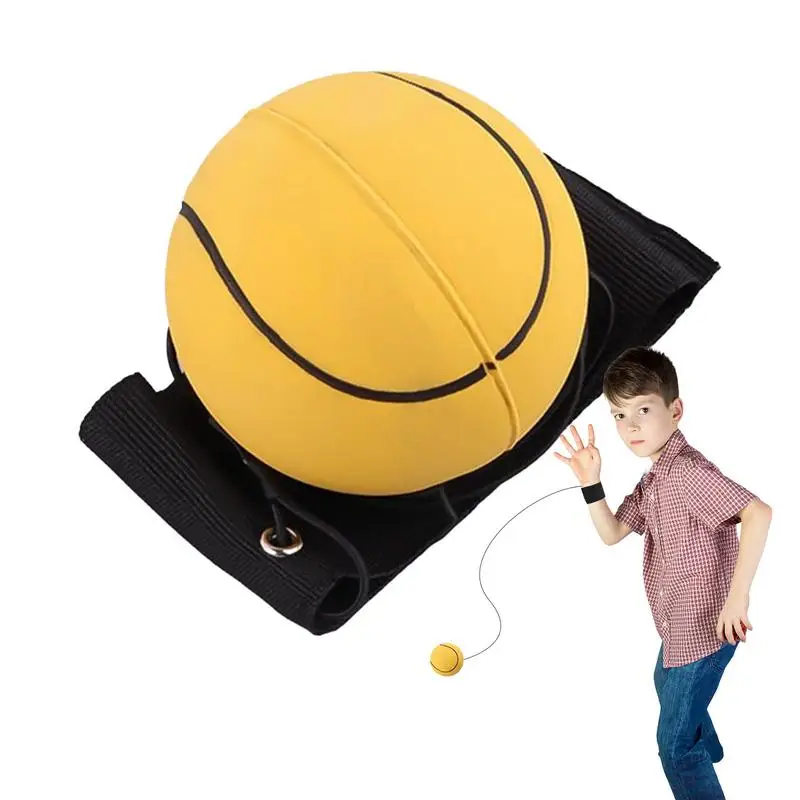 1Pc Returned Balls Wrist Elastic Ball Wrist Return Ball Hand Throw Back Exercise Coordination Gift Diameter 6Cm wrist return ball