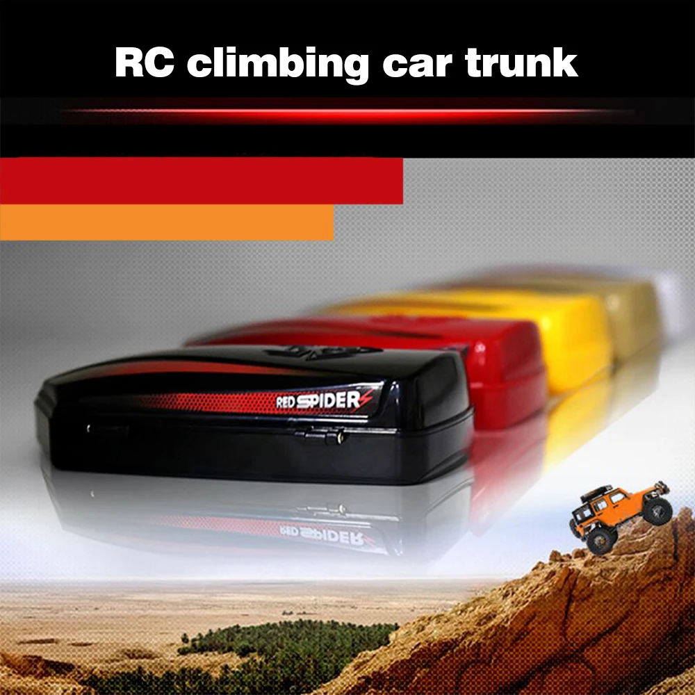 Rc Car Roof Trunk Bagagli Box Decorazione In Plastica Per 1/8 1/10 Traxxas Trx-4 Trx-6 Defender Axial Scx10 Ii 90046 90047 Crawlers