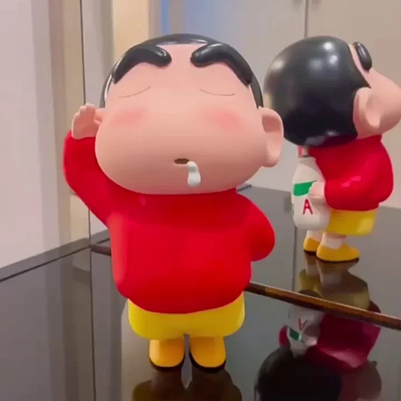 

32/21 см аниме большой мультяшный карандаш Shin-Chan Cos крокодил ручной работы Crayon Shin-Chan ПВХ модель куклы Статуэтка настольная коллекционная