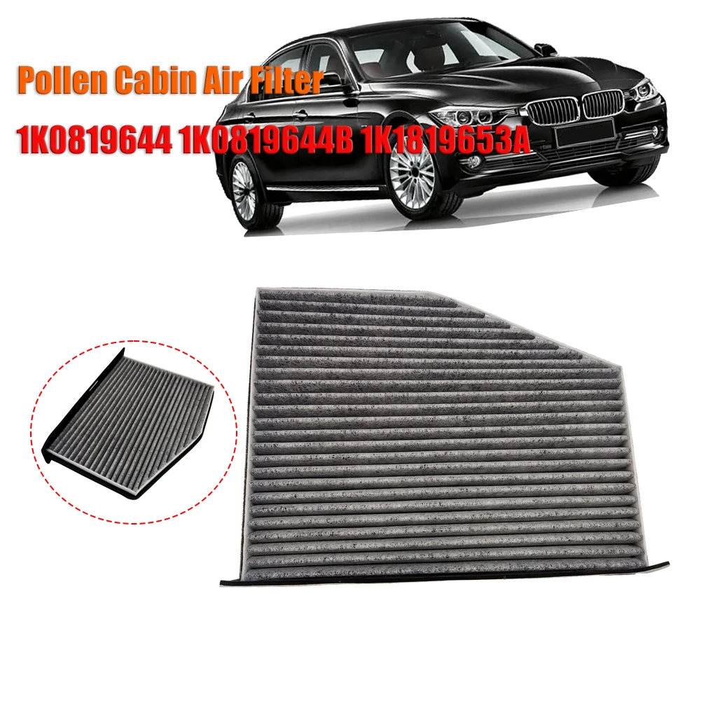 Car Pollen Cabin Air Filter For SVW Passat Tiguan GOLF Jetta CADDY AUDI A3 TT Q3 1K0819644 1K0819644B 1K1819653A