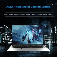 YSJMNPC 15.6 Inch  Gaming Laptops AMD Ryzen7 4700U DDR4 32GB M.2 SSD Onboard 4G RAM Windows10/11Pro Fingerprint Unlock WIFI BT 2