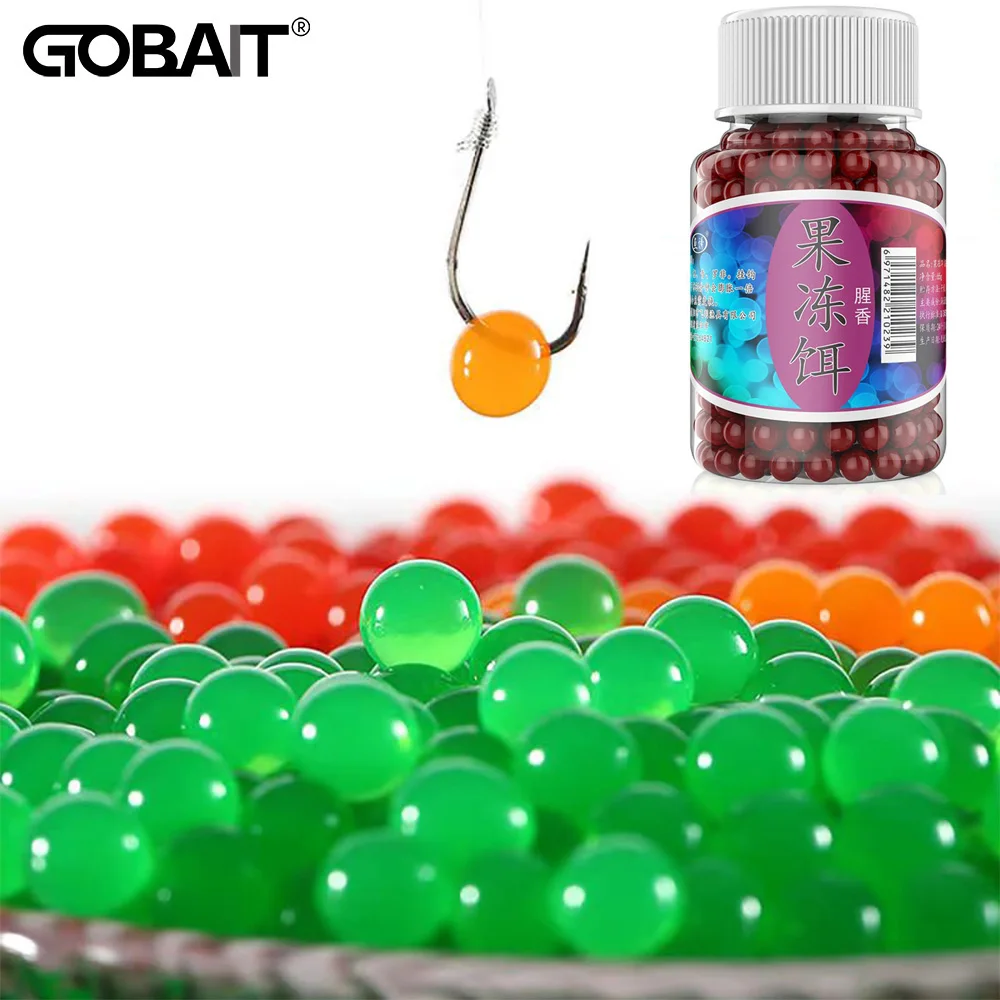 Jelly Lure 300PCS appât souple pour carpe - nourriture aquatique en perles aromatiques