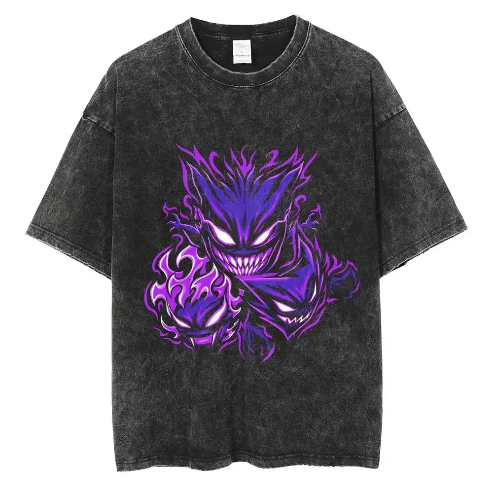 Discover PKM Gengar Man Mineral Washed Tshirt