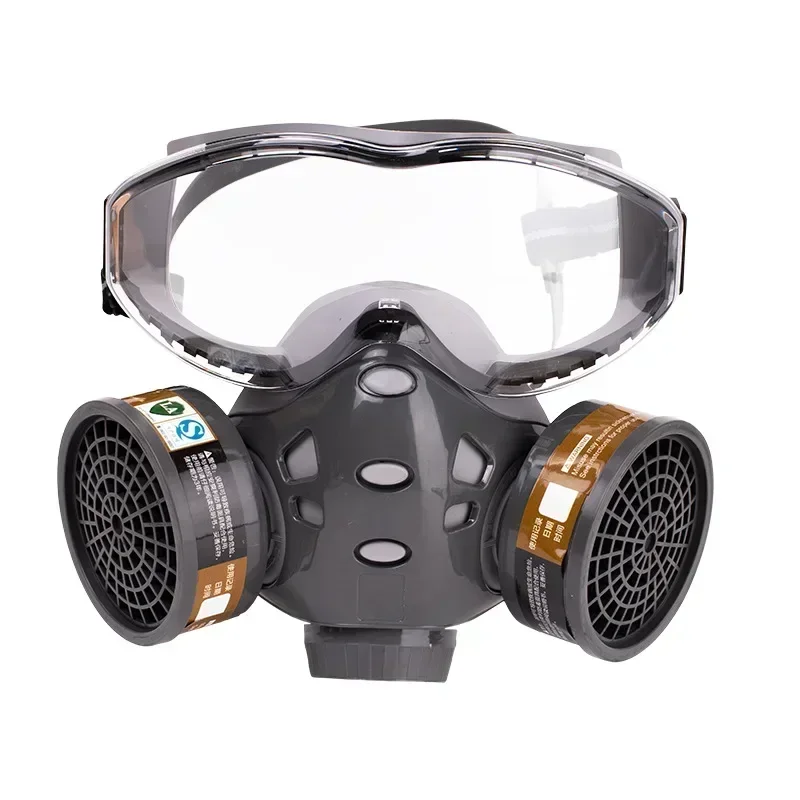 Anti-Fog Gas Mask Industrial Painting Spraying Respirator Safety Work Filter Dust Proof Full Face Formaldehyde Protection