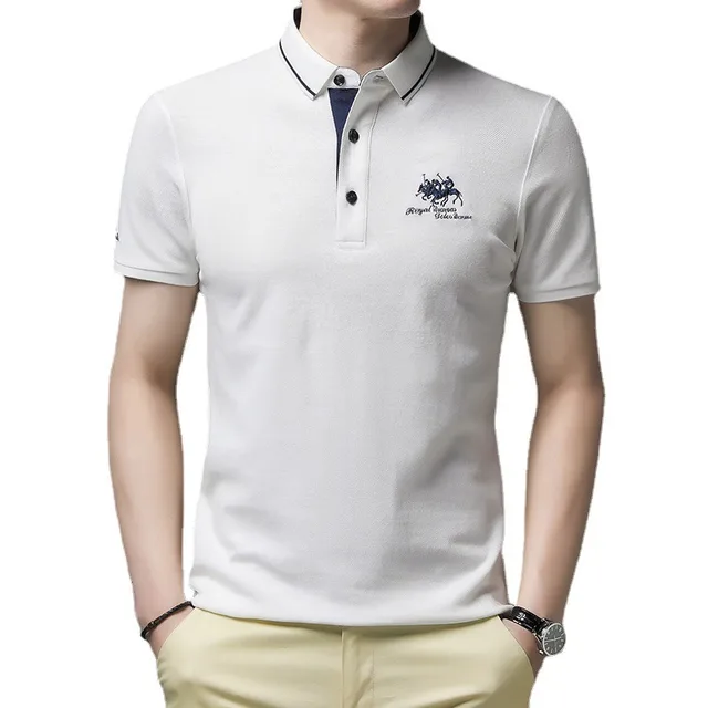 Camisa Polo Bordada Masculina: Luxo Casual para o Verão