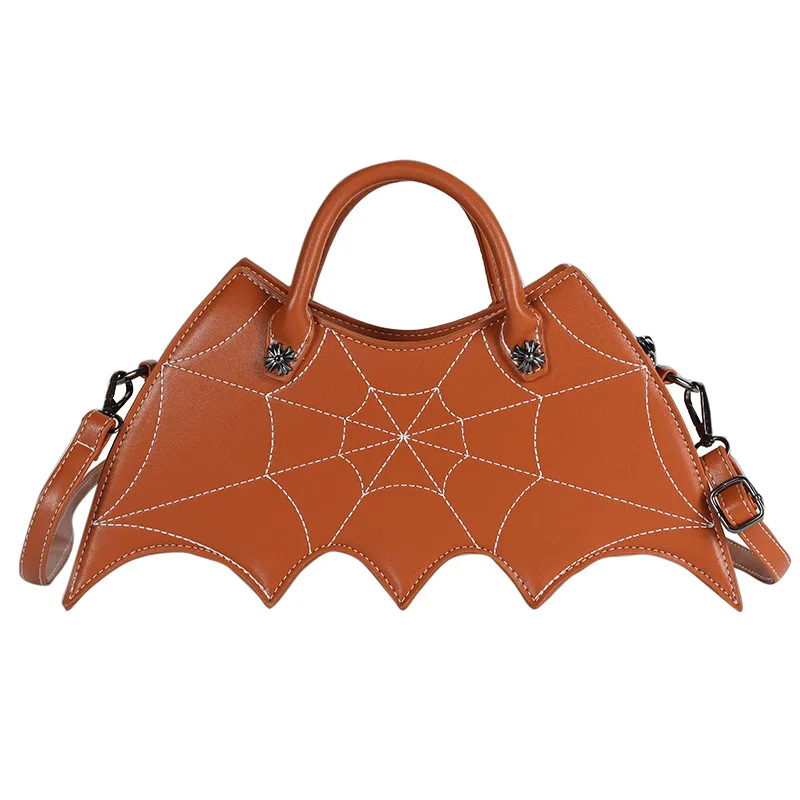 Spider Web Shapes Bags For Women 2022 New Funny Handbags Ladies Punk Style Crossbody Purses Female Fashion Chains Messenger Flap