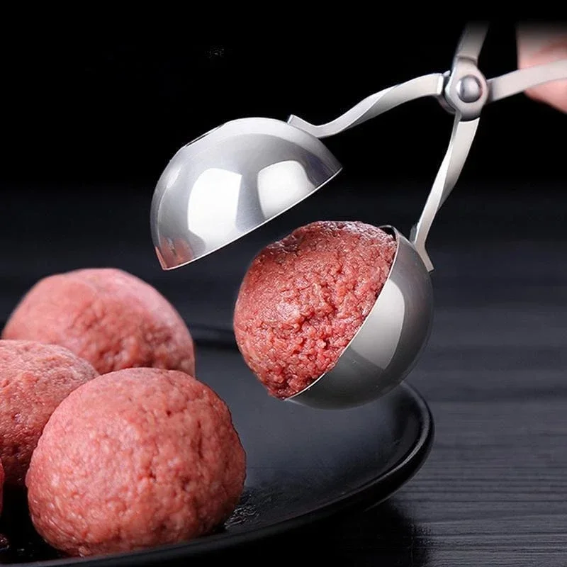 

Meat Ball Maker Tool Stainless Steel Clip Round Rice Ball Shaper Spoon Meatball Making Mold Non Stick Stuffed Kitchen Gadget