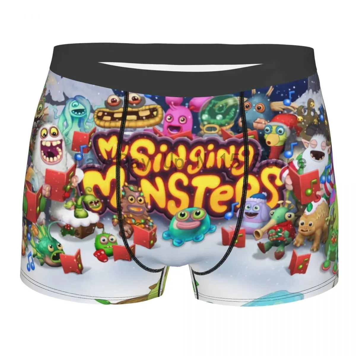 Male Sexy My Singing Monsters Underwear Boxer Briefs Men Stretch Shorts Underpants monsters hifi xlr audio cable stereo high purity 4n ofc gold plated xlr plug male to female for microphone mixer