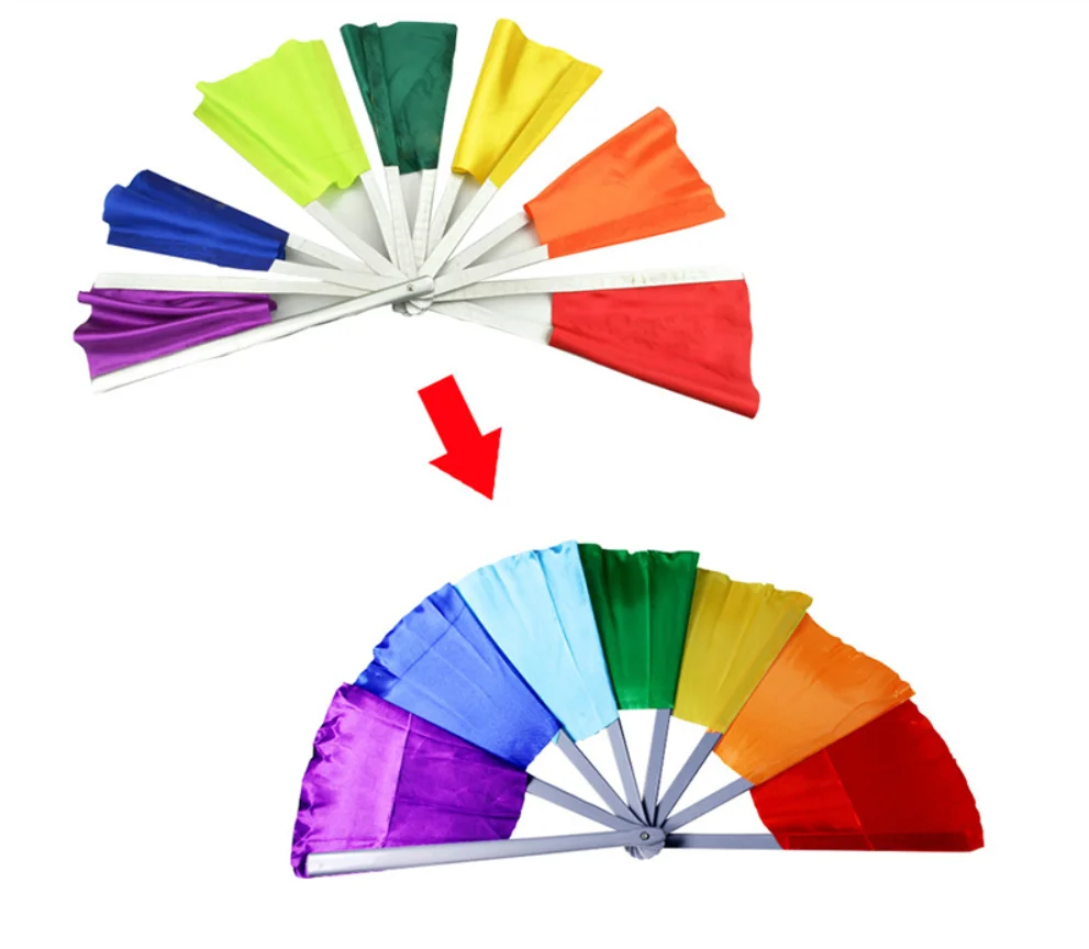 Delux Multicolor Pro Broken and Restored Fan Magic Tricks For Magician Stage Illusion Gimmick Props Comedy forced selection magic notes book magic tricks comedy props illusion mentalism street funny toys gimmick fantastic