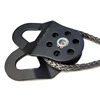 Heavy Duty 10Ton Snatch Pulleys Block for Synthetic Rope or Steel Cable 10T Breaking Force Winches Pulley Sheave 5