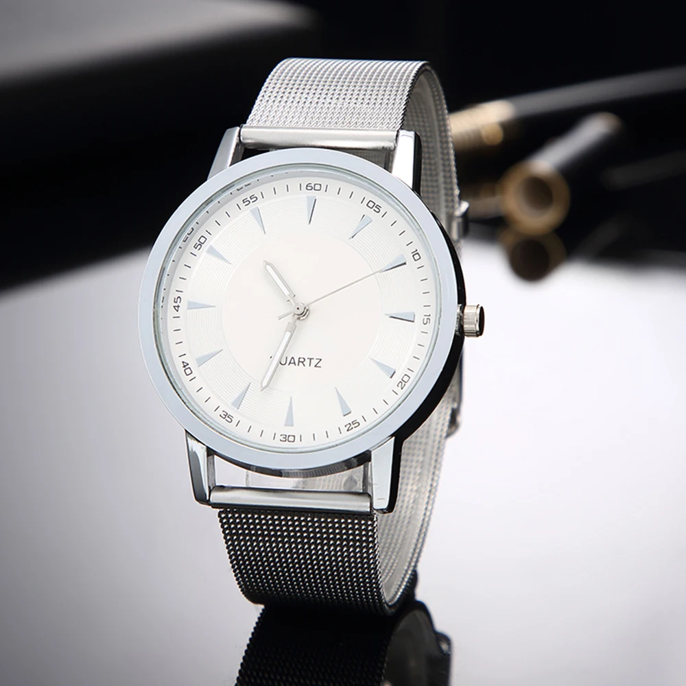 Luxury Women Watches 2023 New Stylish Silver Minimalist Business Ladies Quartz Watch Breathable Leather Steel Clock Reloj Mujer 6