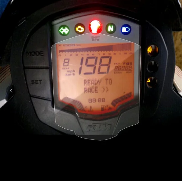 ktm duke 125 tft display