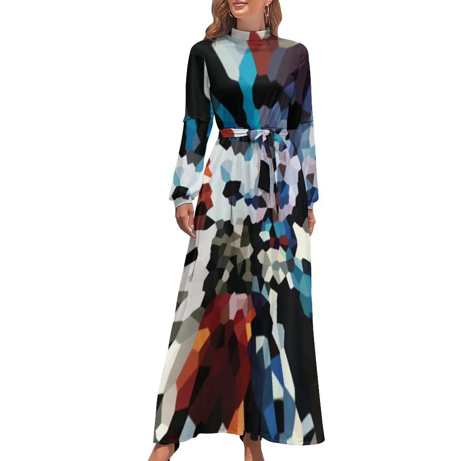 thumbnail image 1 of - Atención bebé - Vestido largo de cuadros Vestido largo mujer verano Vestido de verano mujer 2024 Vestidos de fiesta elegantes para mujer 2024, 1 of 5