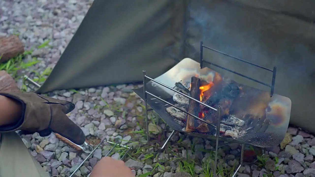CAMPINGMOON Открытый портативный складной садовый гриль для барбекю из нержавеющей