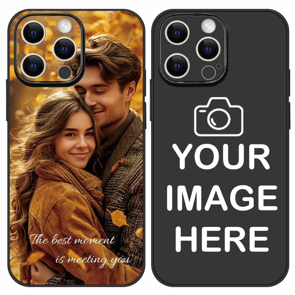 Customizable Silicone Soft Phone Case - Personalize with Your Photo