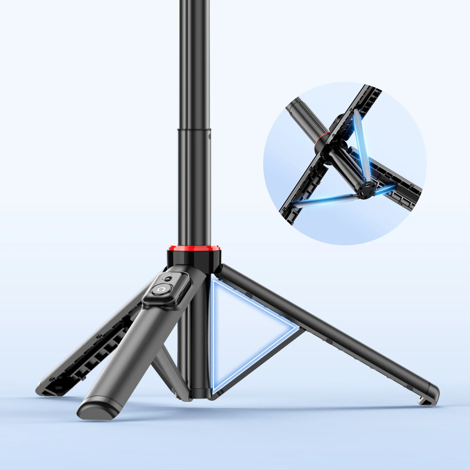 Detachable Mount Extra Long Foot Shank Wireless Bluetooth Selfie Stick Tripod Mobile Phone Stabilizer Holder C12 C12d