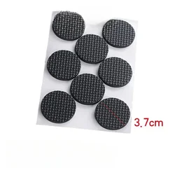 Non-Slip Self-Adhesive Furniture Feet Pads - Floor Protector Mats (8Pcs 3.7cm Diameter)