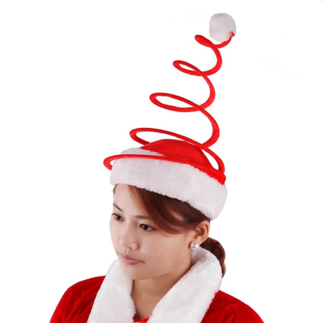 Company Party Gift Hat Fluffy Bounce Hat Festive Costume Women Holiday Ornament New 2022 1
