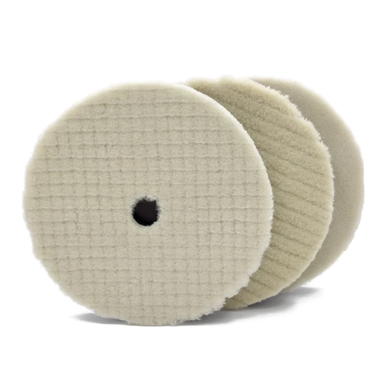 Car Auto Buffer Woollen Polishing Pad 1PC 5 inch 6 inch For Automotive Scratch Remove car polishing pad car polish pad wool polishing pad wool polishing head