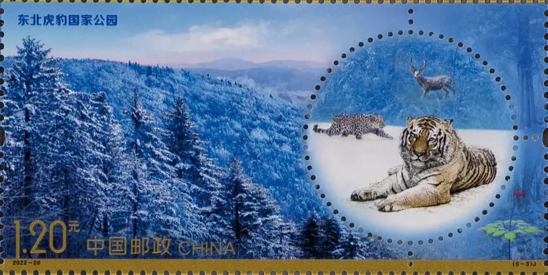 5Pcs/Set New China Post Stamp 2022-26 National Park Postage Stamps MNH
